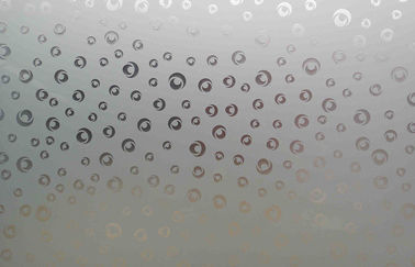 4mm - 25mm আলংকারিক কাচের প্যানেল, উইন্ডো এসিড etched গ্লাস